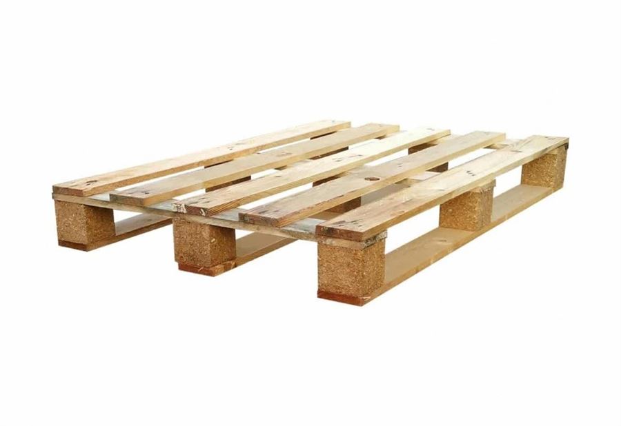 Nieuwe houten pallets - Blokpallet-open-licht-80x120cm-nieuw