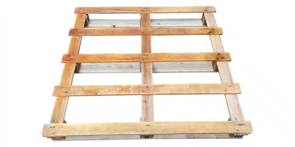 Gebruikte houten pallets - 100792-Blokpallet-open-licht-115x115cm-gebruikt-voorzijde