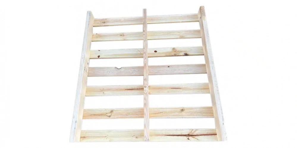 Gebruikte houten pallets - 100916-Balkpallet-110x120cm-gebruikt-onderzijde