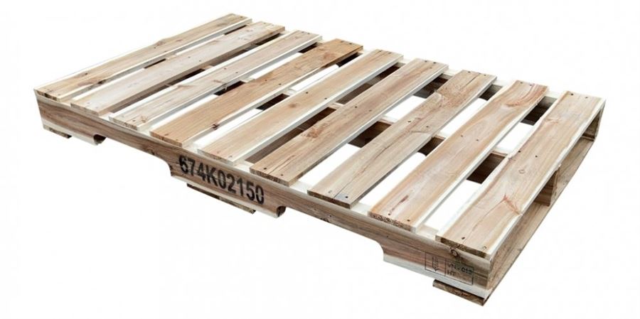 Gebruikte houten pallets - Balkpallet-72x120cm-gebruikt