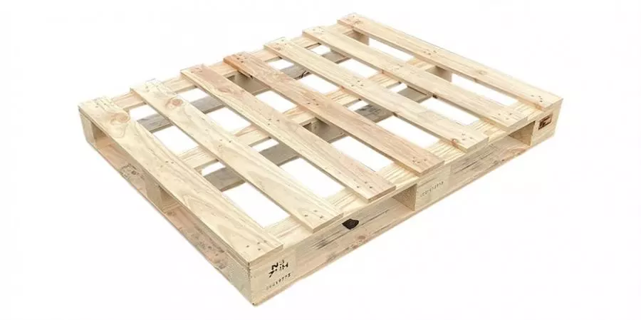 Gebruikte houten pallets - Blokpallet-omlopend-87x115cm-gebruikt