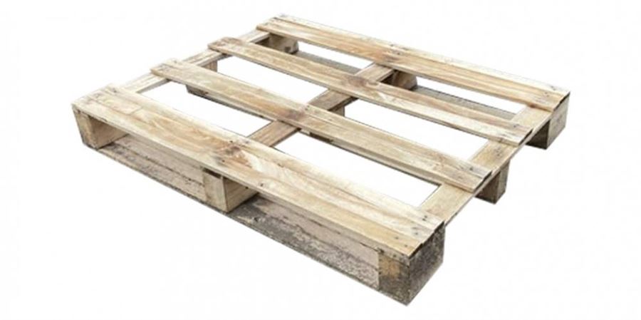 Gebruikte houten pallets - Blokpallet-open-90x112cm-gebruikt-voorzijde